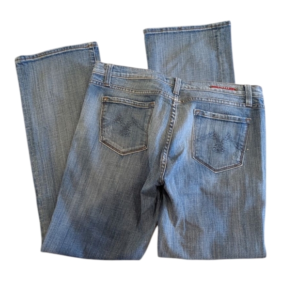 Vigoss Vintage Worn Boot Cut Jeans - Picture 6 of 6